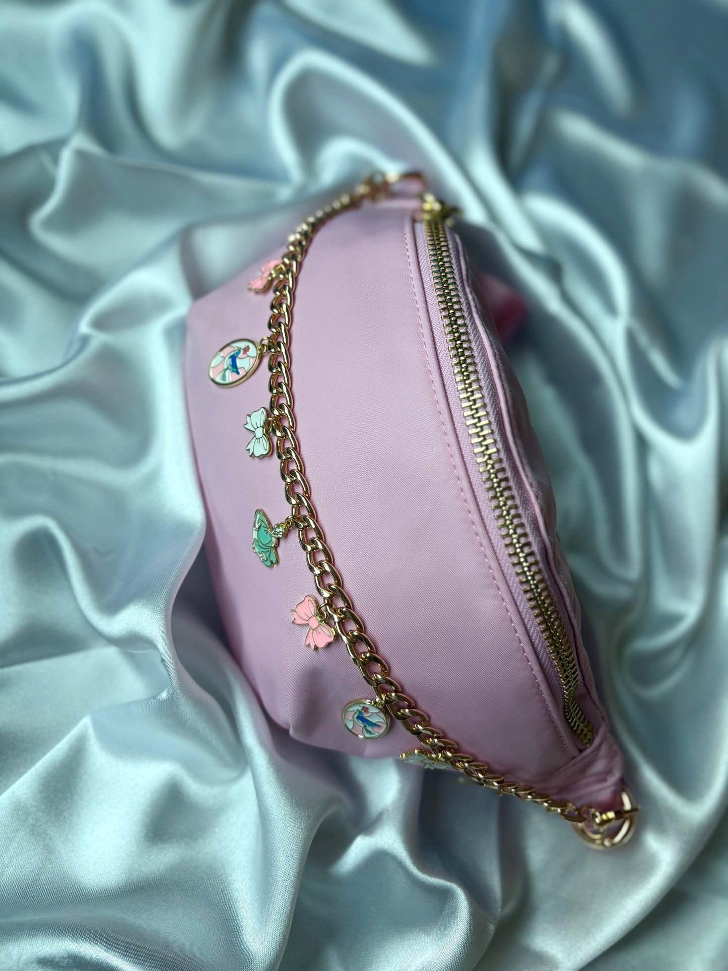 Cindy GOLD Chain PINK