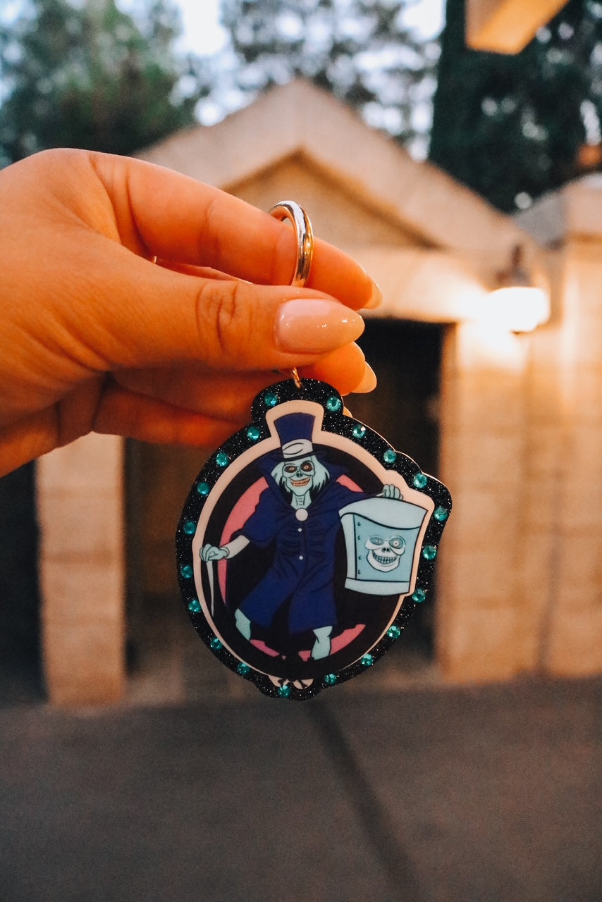 Skeleton Ghost Bag Charm