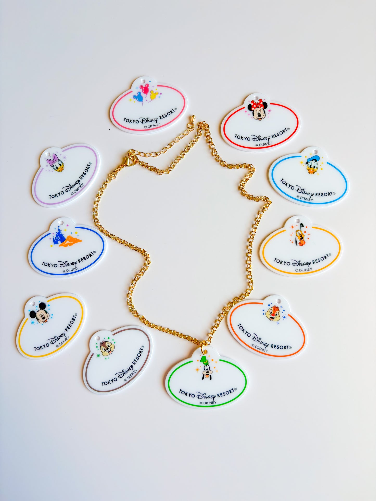 Character Necklaces *gold chain