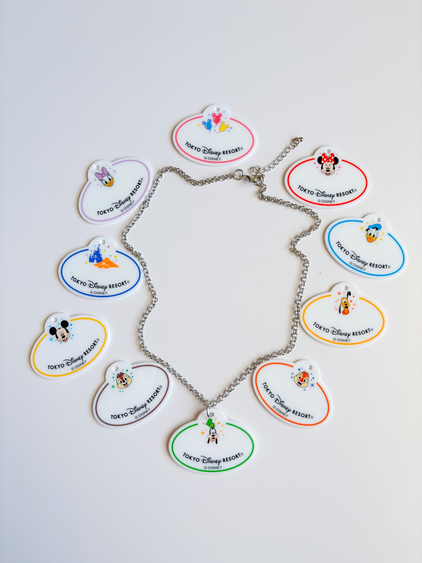 Character Necklaces *silver chain
