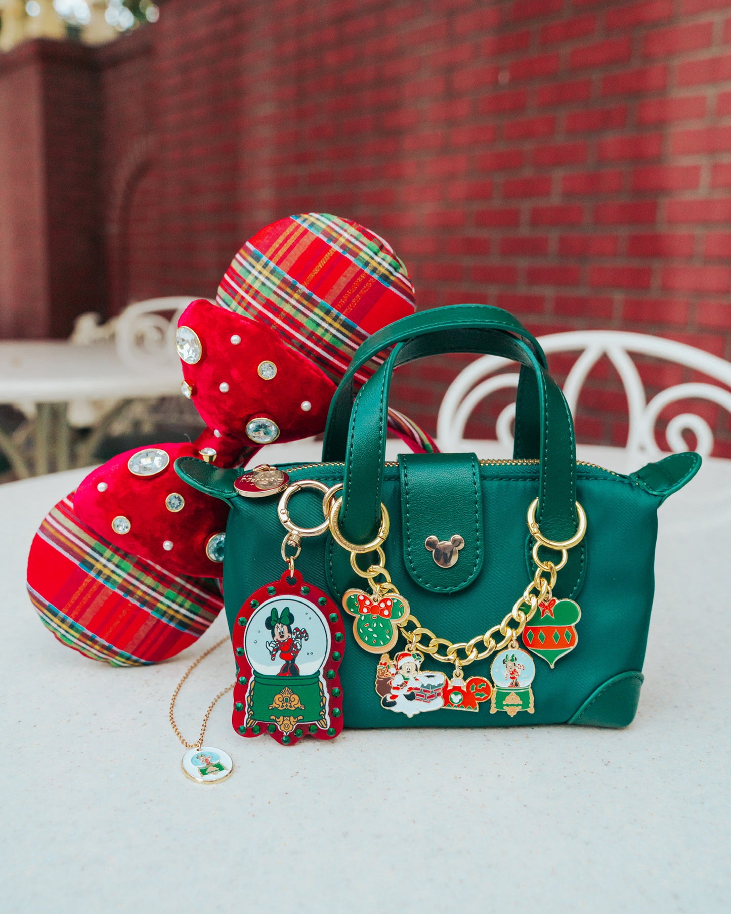 Snow Globe Bag Charm