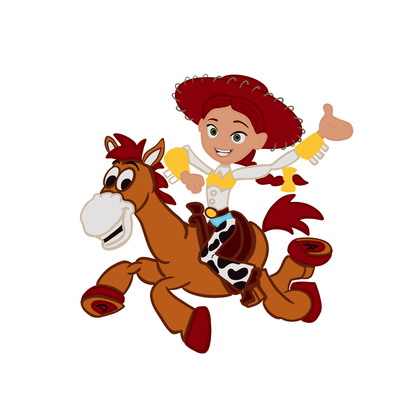 Cowgirl& Horse
