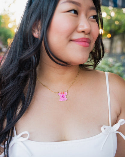 Pink Ghosty Necklace