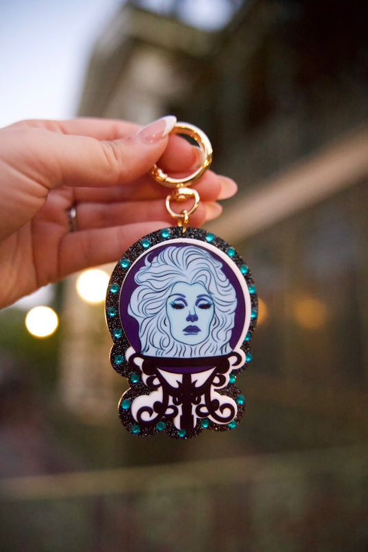 Crystal Ball Bag Charm