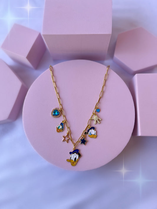 Boy Duck Charm Necklace