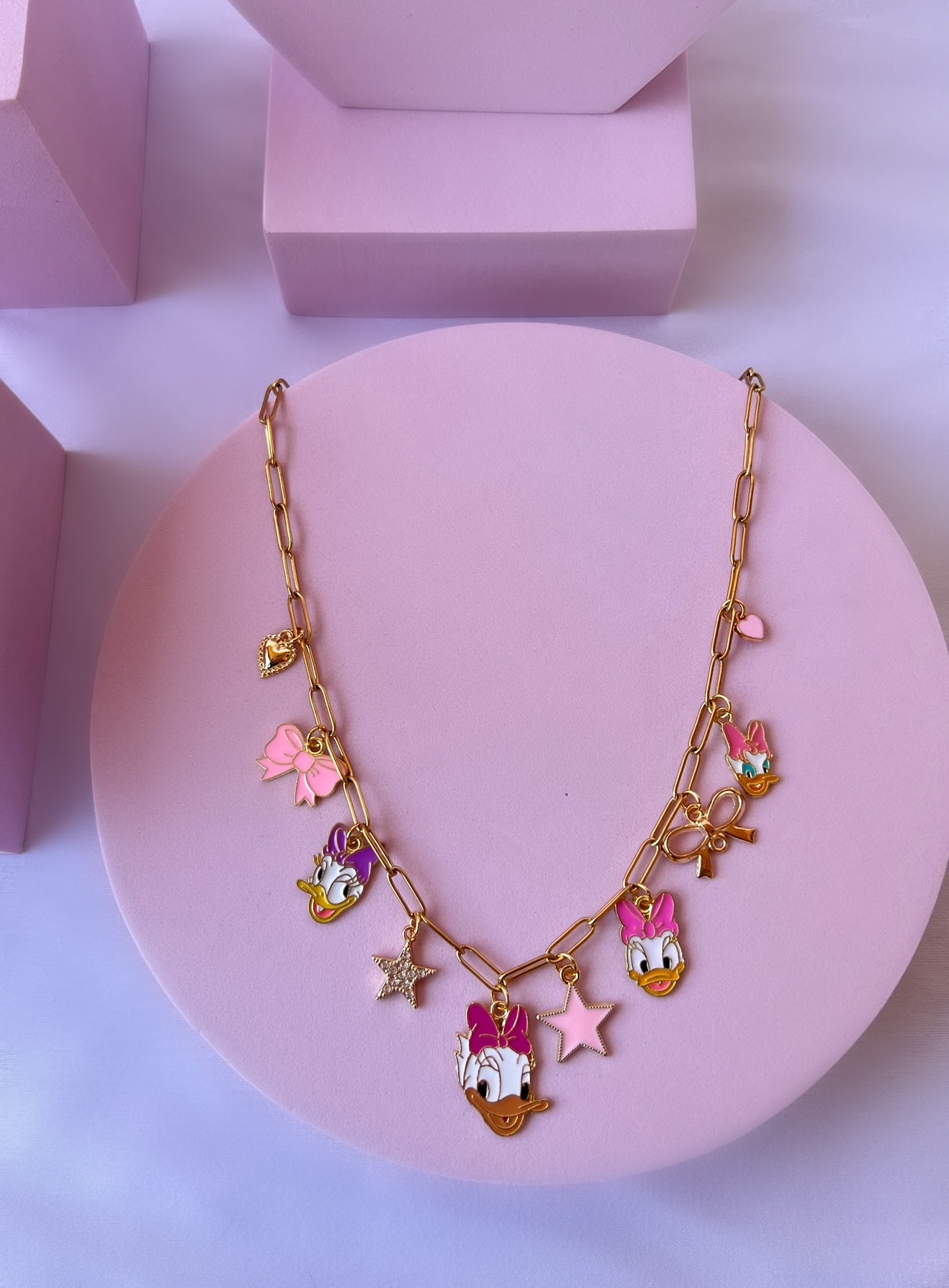 Girly Duck Charm Necklace