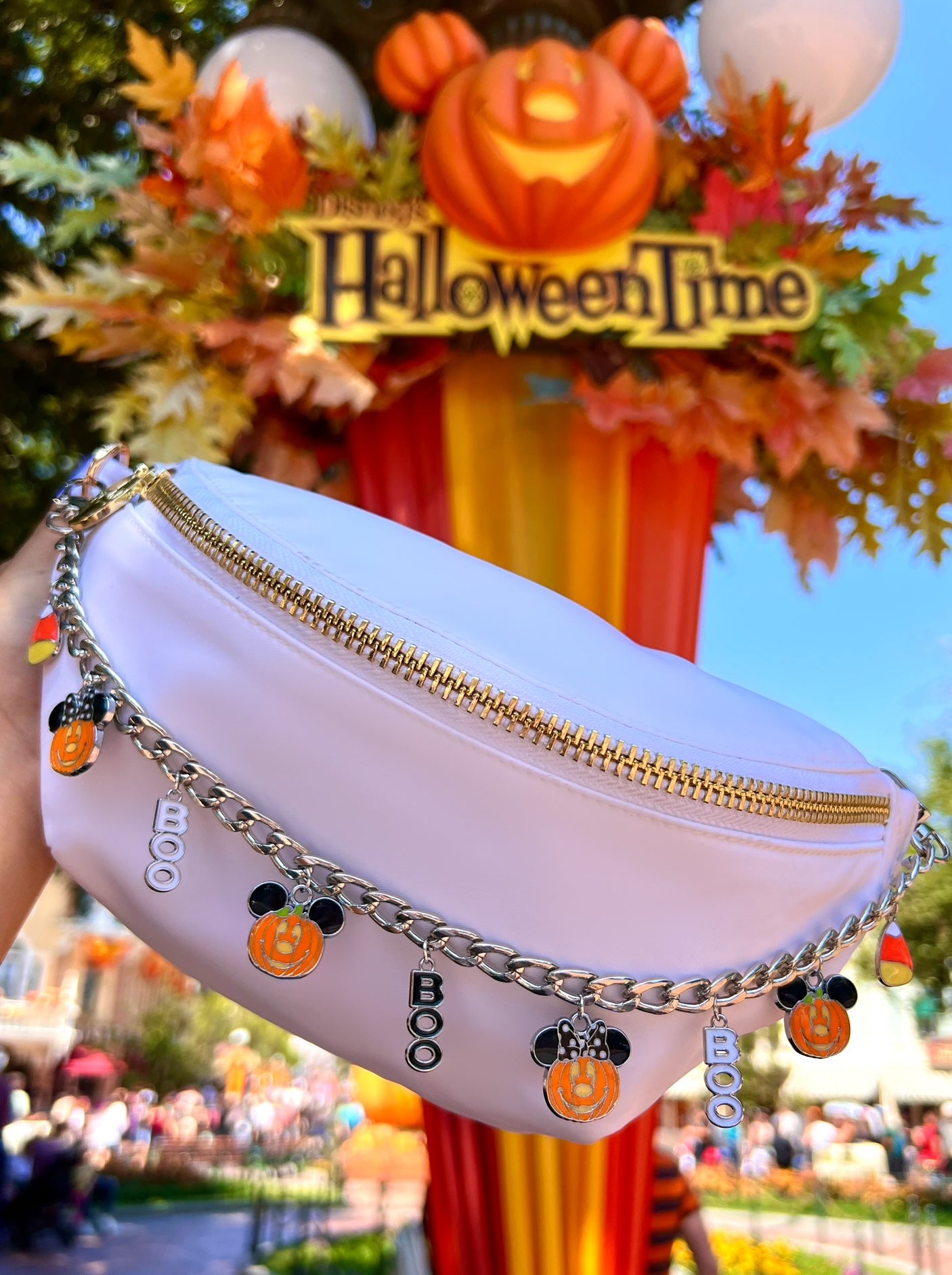 Boo Pumpkin Chain *Silver