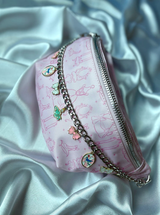 Cindy SILVER Chain PINK