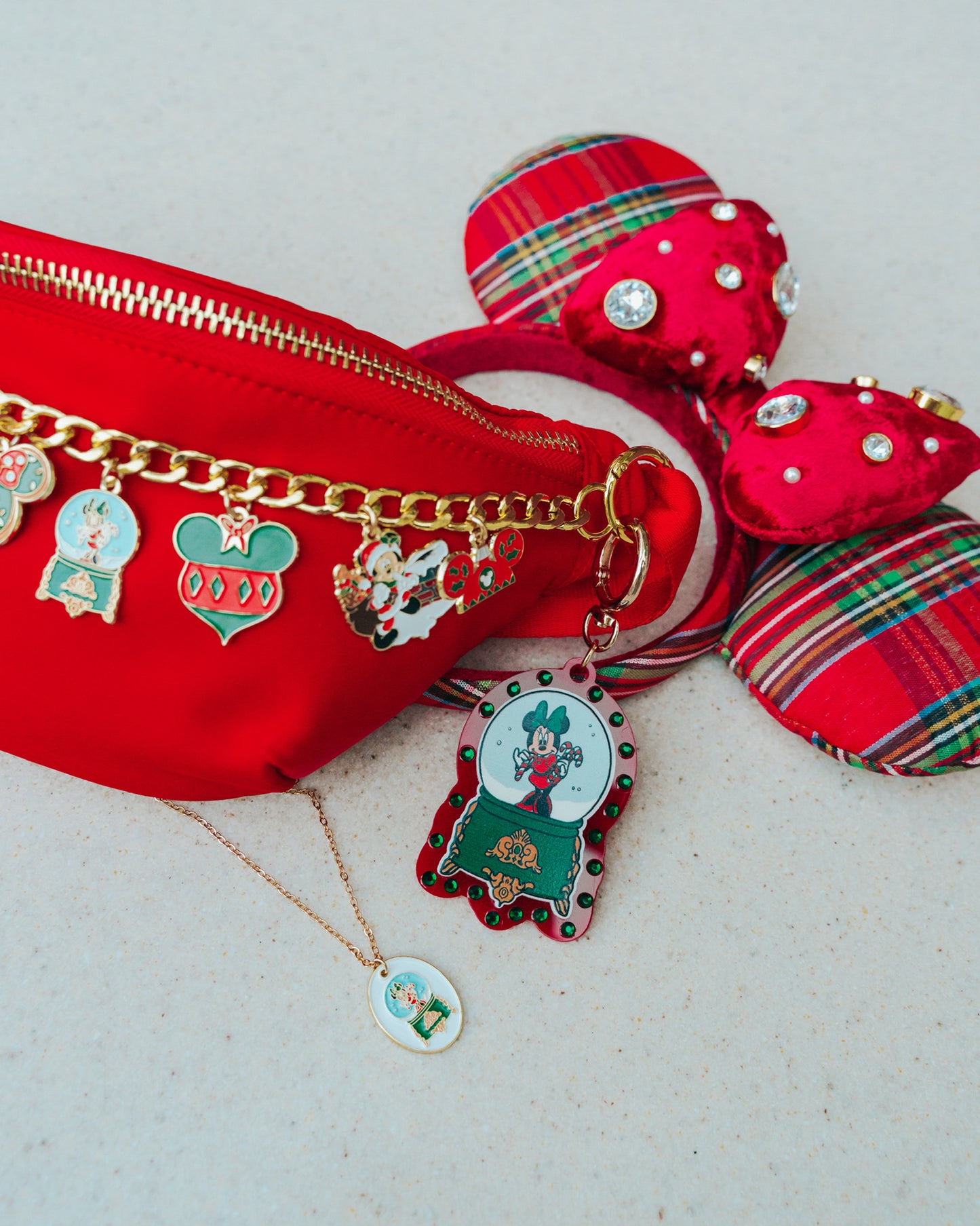 Snow Globe Bag Charm